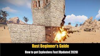 Rust Beginner's Guide - How To Get Explosives Fast [UPDATED]