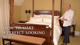 How to make a perfect looking bed...