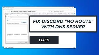 Fix Discord "NO ROUTE" With DNS Server | 2023
