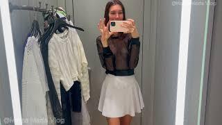 [4K] Transparent See Through Clothes Try on Haul | No Bra Trend Haul 2024