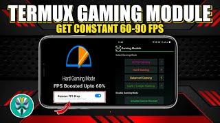 Smooth Performance | Termux Gaming Module Non Root | How To Install No Root Module To Fix Lag 