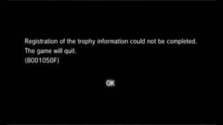 PS3 Trophy Error 02.28.2010