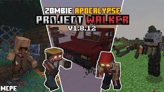 Turn Mcpe Into Zombie Apocalypse  With Project Walker Addon v1.8.12 For MCPE/BE 1.21+