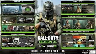 Modern Warfare 2 - Season 1 ROADMAP! SO MUCH CONTENT! Warzone 2.0 DMZ Skins & More!