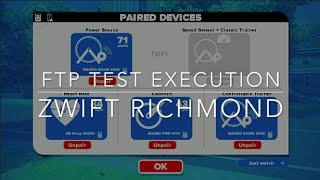 Zwift FTP Test Execution