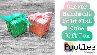 Clever Handmade Fold Flat Cube Gift Box