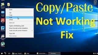 Fix Windows 7/8/10 Right Click Copy And Paste Not Working