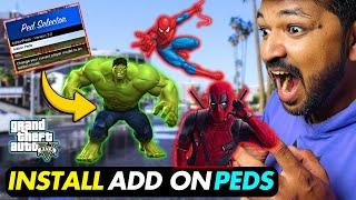 HOW TO ADD ANY PED IN GTA 5 | ADDONPEDS GTA 5 | GTA 5 Mods 2025 Hindi | ASH OP