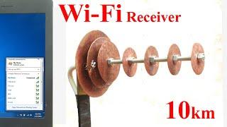 Wi-Fi Receiver 10 km at home