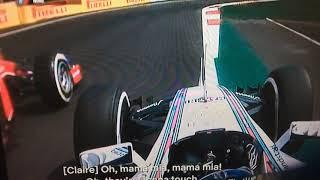 Claire Williams drops F-bomb.