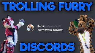 TROLLING ON FURRY DISCORD SERVERS