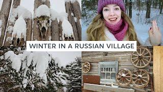 Russian Christmas in a remote Udmurt village ️ // winter vlog