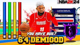 THIS *NEW* REBIRTH 6'4 GUARD BUILD is a DEMIGOD in NBA2K24! 97 3BALL + HOF SHOOTING & PLAYMAKING!