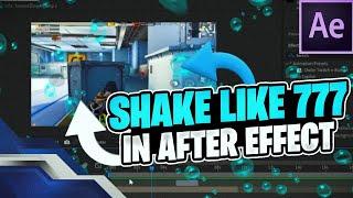 SHAKE EFFECT LIKE 777 IN AFTER EFFECTS || AFTER EFFECTS SHAKE TUTORIAL