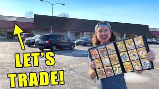 I TOOK MY POKEMON CARD BINDER TO DO TRADING WITH FANS!