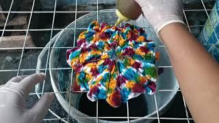 Mix Colors Crumple Tie Dye T Shirt How To DIY