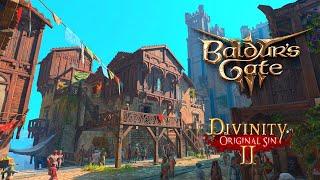 Baldurs Gate 3 + Divinity Original Sin 2, Coastal City & Tavern Ambience