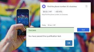 Find the phone number of a business UHRS Qualification Test