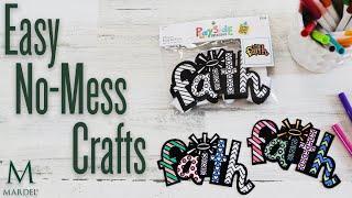 Quick and Easy No-Mess Crafts | No Glue or Scissors!