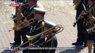 Défilé du 14-Juillet: l'hommage musical pour le 80e anniversaire du Débarquement