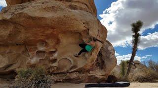 Roof Romp** (V4) Send - Joshua Tree