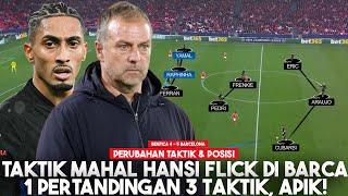 Taktik Mahal Hansi Flick, 1 Pertandingan 3 Strategi & Comeback Gila | Benfica 4 - 5 Barcelona