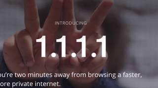 Setting up 1.1.1.1 by Cloudflare: The Internet’s Fastest, Privacy-first DNS Resolver