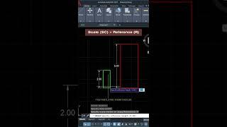 How to Scale with Reference in AutoCAD | SCALE Command #autocad #shorts #tutorial #tips