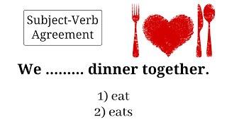 Subject-Verb Agreement Quiz