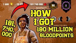 How I Got 180 Million Bloodpoints On Dead by Daylight!