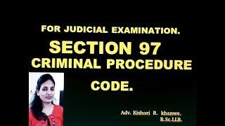 #Section97/#CRPC/#Issueofsearchwarrent /#childcustody/#criminalprocedurecode/.