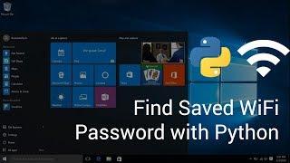 Find Saved WiFi Password with Python