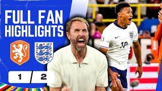 ENGLAND MAKE HISTORY & THE FINAL! Netherlands 1-2 England Highlights