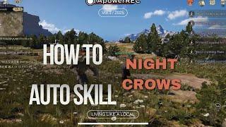 Night Crows - How to auto skill