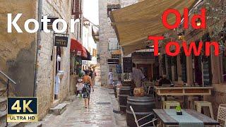 Kotor Montenegro  4K Old Town Walking Tour