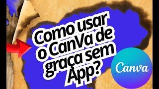 #canva   Como usar o canva gratis sem aplicativo? #editor #comofazer #diy