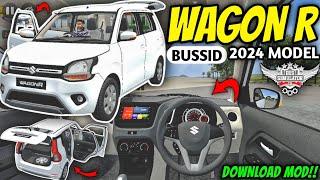 New Maruti Suzuki Wagon R 2024 Car Mod For Bus Simulator Indonesia | Car Mod For Bussid | #bussid