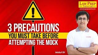 3 Precautions You Must Take Before Attempting the CLAT Mock Test