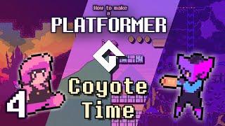 Make a Platformer in GameMaker! Part 4 (Coyote Time)