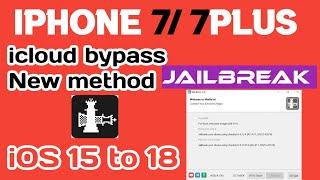 Iphone 7 /7plus icloud bypass JAILBREAK new method W/O serial change 2024.