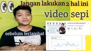 video youtube sepi penonton ini penyebabnya