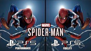 Marvel's Spider-Man: Remastered PS5 - Performance vs. Fidelity Modes | Frame Rate Test