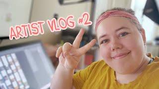 Artist/Studio Vlog 2 | Webtoon Canvas Webcomic Creator