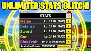 HOW TO GET UNLIMITED STATS IN BLOX FRUITS
