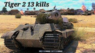 War Thunder Tiger 2 is still amazing - 13 kills