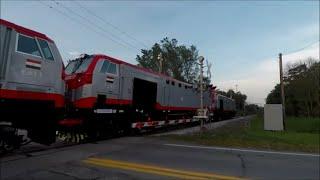 3 Egyptian Railways Engines on GE Test Train