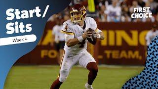 Week 4 Fantasy Football Start/Sits (QBs + TEs)