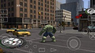 the incredible hulk 2008 gameplay aethersx2 ps2 emulator on Android