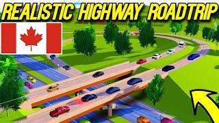 REALISTIC HIGHWAY ROADTRIP TO CANADA IN GREENVILLE!