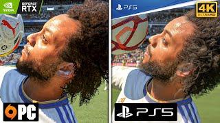 FIFA 22 PS5 vs PC 4K MAX SETTINGS - Graphics, Gameplay, Celebrations, etc.